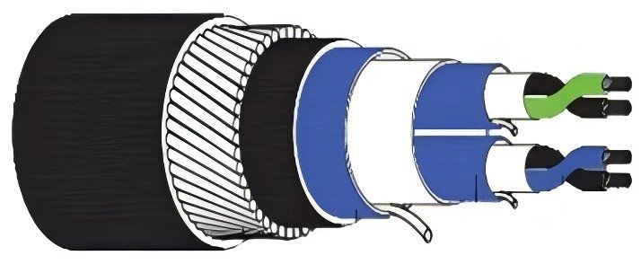 Armoured Individual+Overall Screen Instrument Cable CU-XLPE-IS-OS-PVC-SWA-PVC    CU-PVC-IS-OS-PVC-SWA-PVC