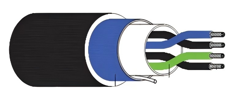 Overall Screen Instrument Cable（CU-PVC-OS-PVC CU-XLPE-OS-PVC）