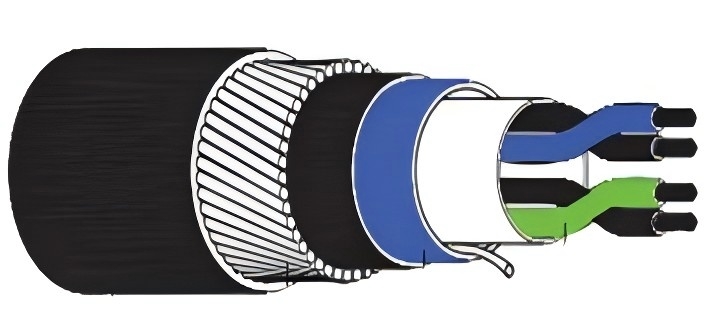 Armoured Overall Screen Instrument Cable CU-XLPE-OS-PVC-SWA-PVC CU-PVC-OS-PVC-SWA-PVC